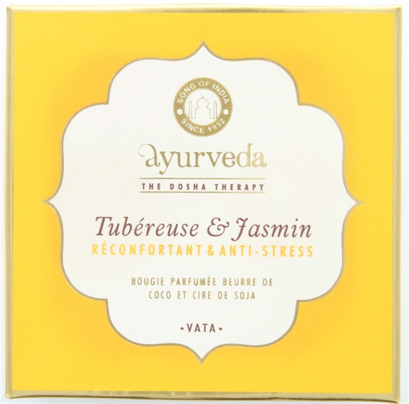 Bougie parfumée en Cire végétale Ayurvéda Vata 2