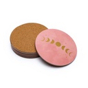 Ensemble de 6 sous-verres Phases de lune 1