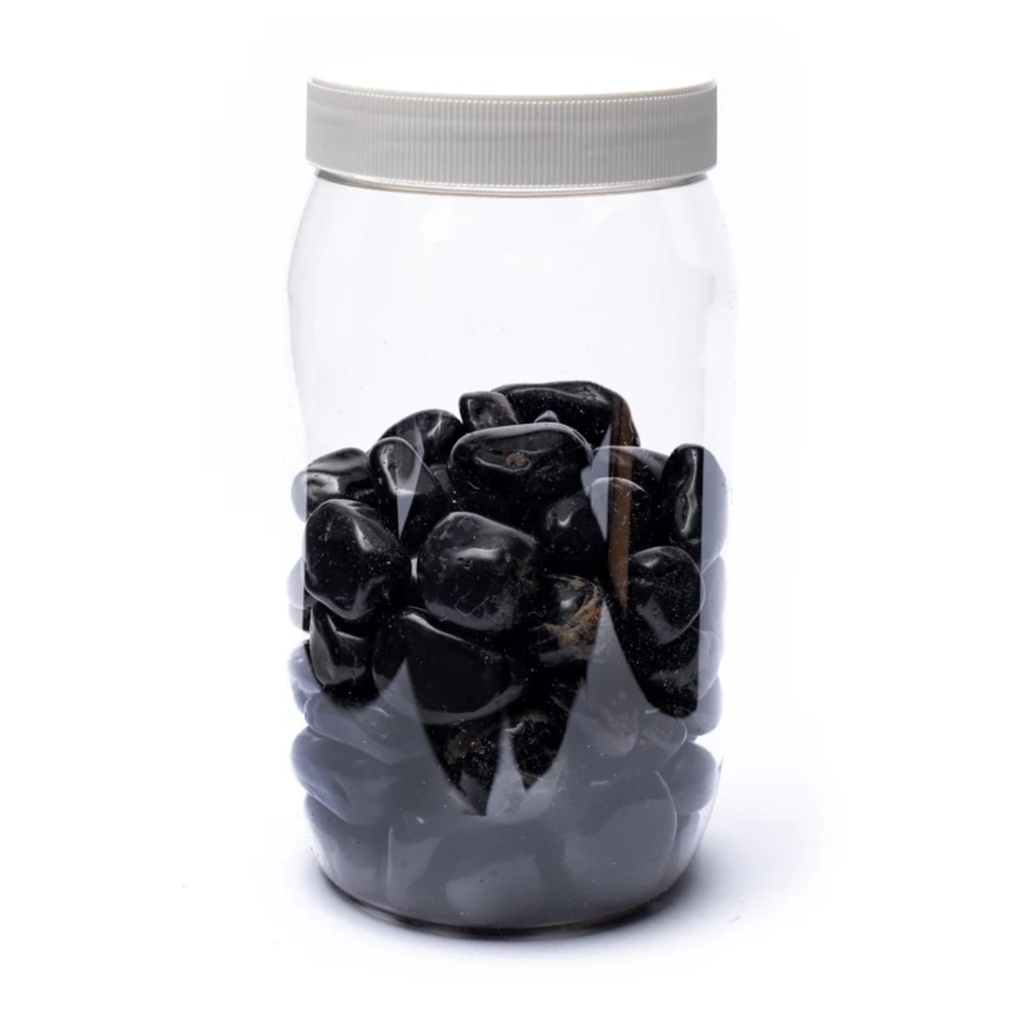 Onyx noir pierre polie de qualité A 0