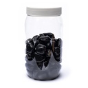 Onyx noir pierre polie de qualité A 0