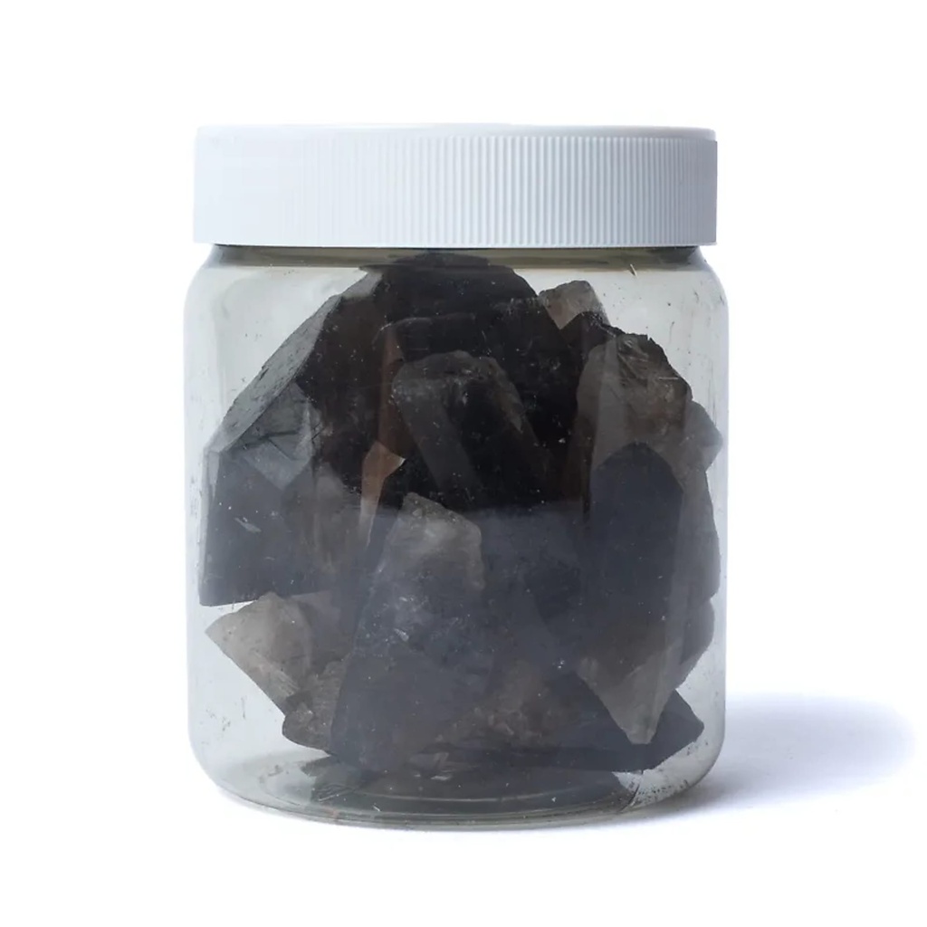 Pointes de quartz fumé brutes 0
