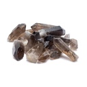 Pointes de quartz fumé brutes 1