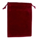 Sac cadeau velours bordeaux M 0