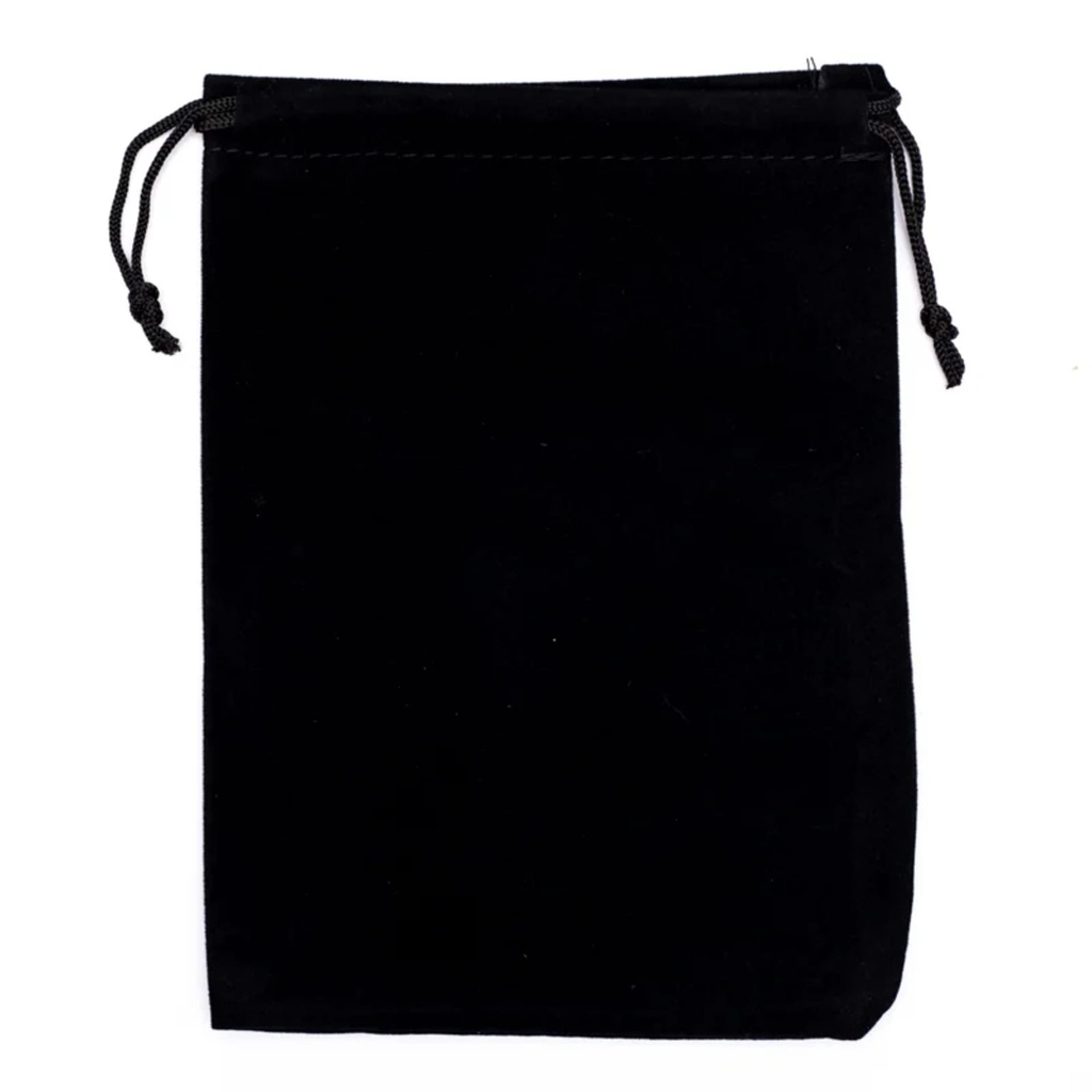 Sac cadeau velours noir M 0