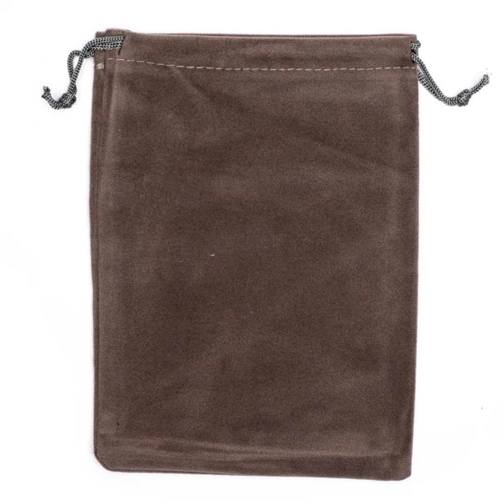 Sac cadeau velours gris M 0