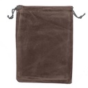 Sac cadeau velours gris M 0