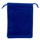 Sac cadeau velours bleu M 0