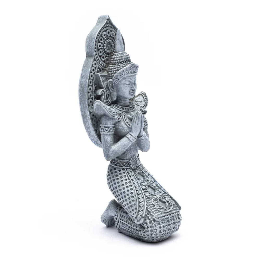 Bouddha priant Thaïlande gris 0