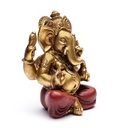 Statue de Ganesh couleur or 0