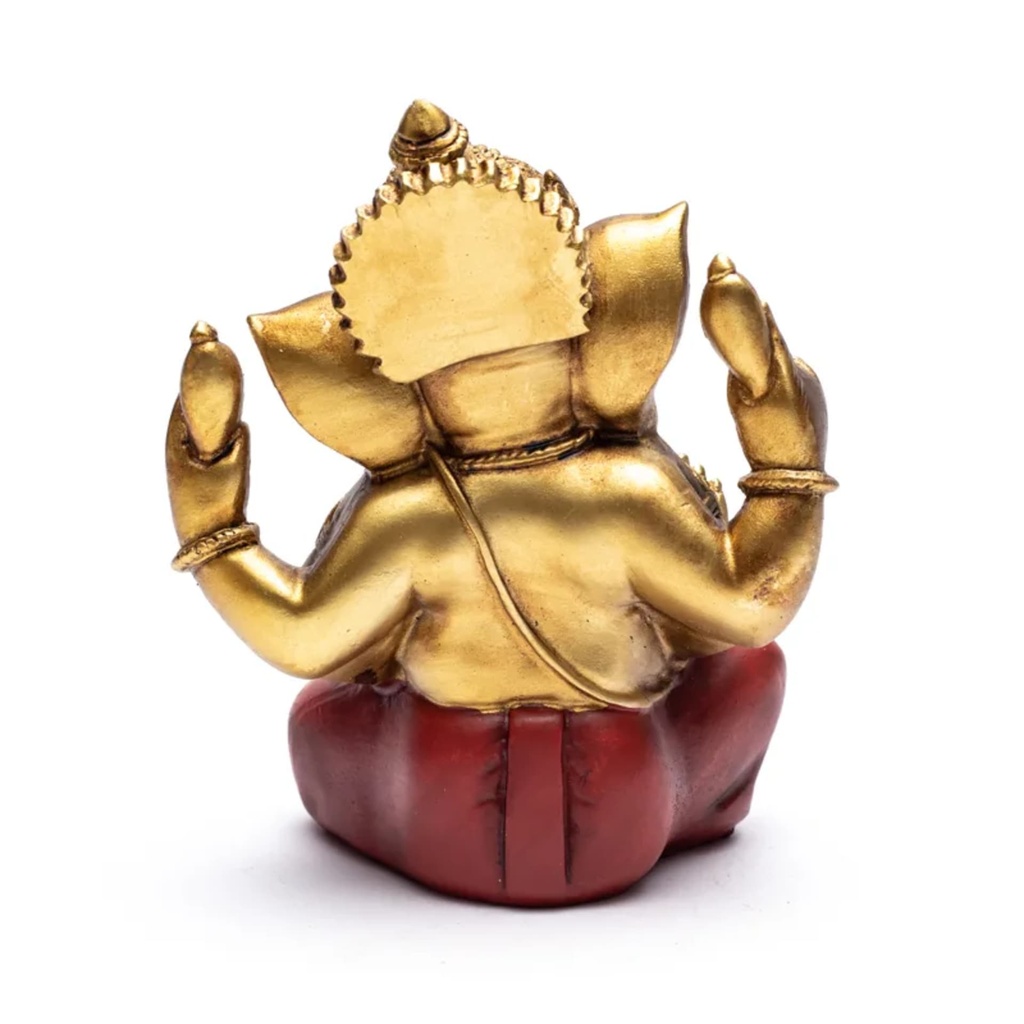 Statue de Ganesh couleur or 2
