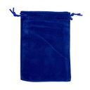 Sac cadeau velours bleu S 0