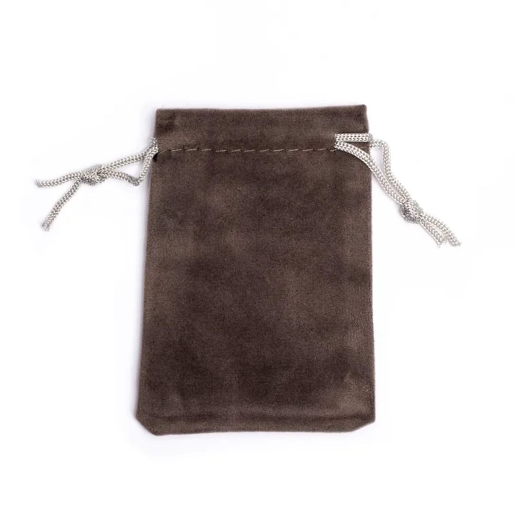 Sac cadeau velours gris XS 0