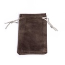 Sac cadeau velours gris XS 0