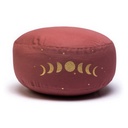 Coussin de méditation Phases de Lune coton Bio (OCS) 0