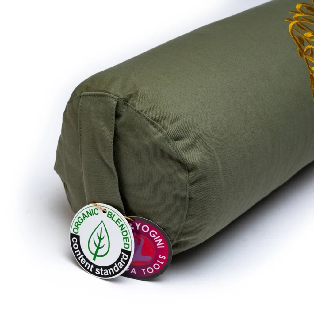 Traversin rond Arbre de vie coton BIO (OCS) 1
