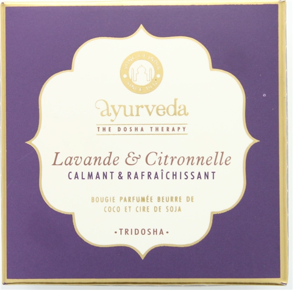 Bougie parfumée en Cire végétale Ayurvéda Tridosha 2