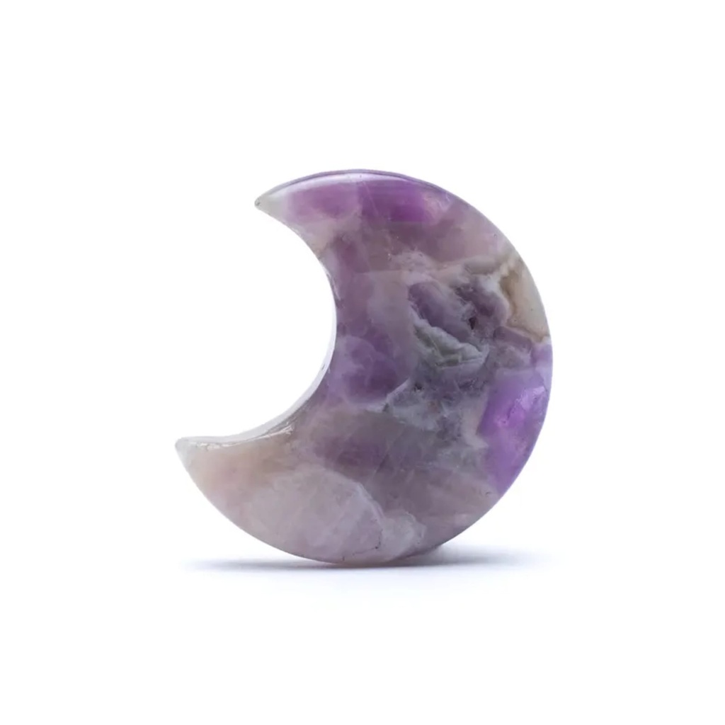 Pierre en forme de lune améthyste 0