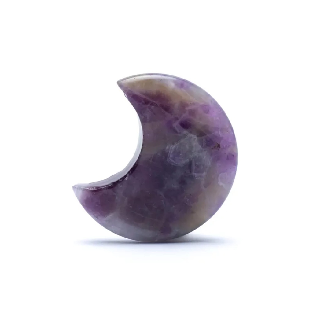 Pierre en forme de lune améthyste 1