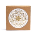 Dessous de verre Mandala blanc lot de 6 0