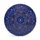 Dessous de verre Mandala bleu foncé lot de 6 2