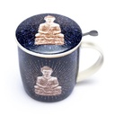 Tasse Infuseur à Thé Buddha bleu 0