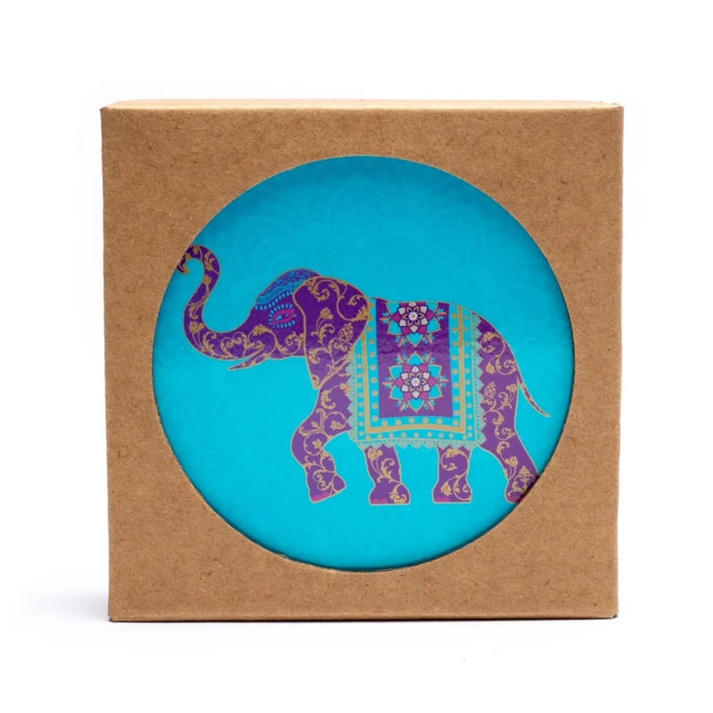 Dessous de verre Indian Elephant lot de 6 0