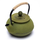 Théière émaillée Tetsukyusu 0,6 litre verte 0