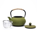 Théière émaillée Tetsukyusu 0,6 litre verte 2