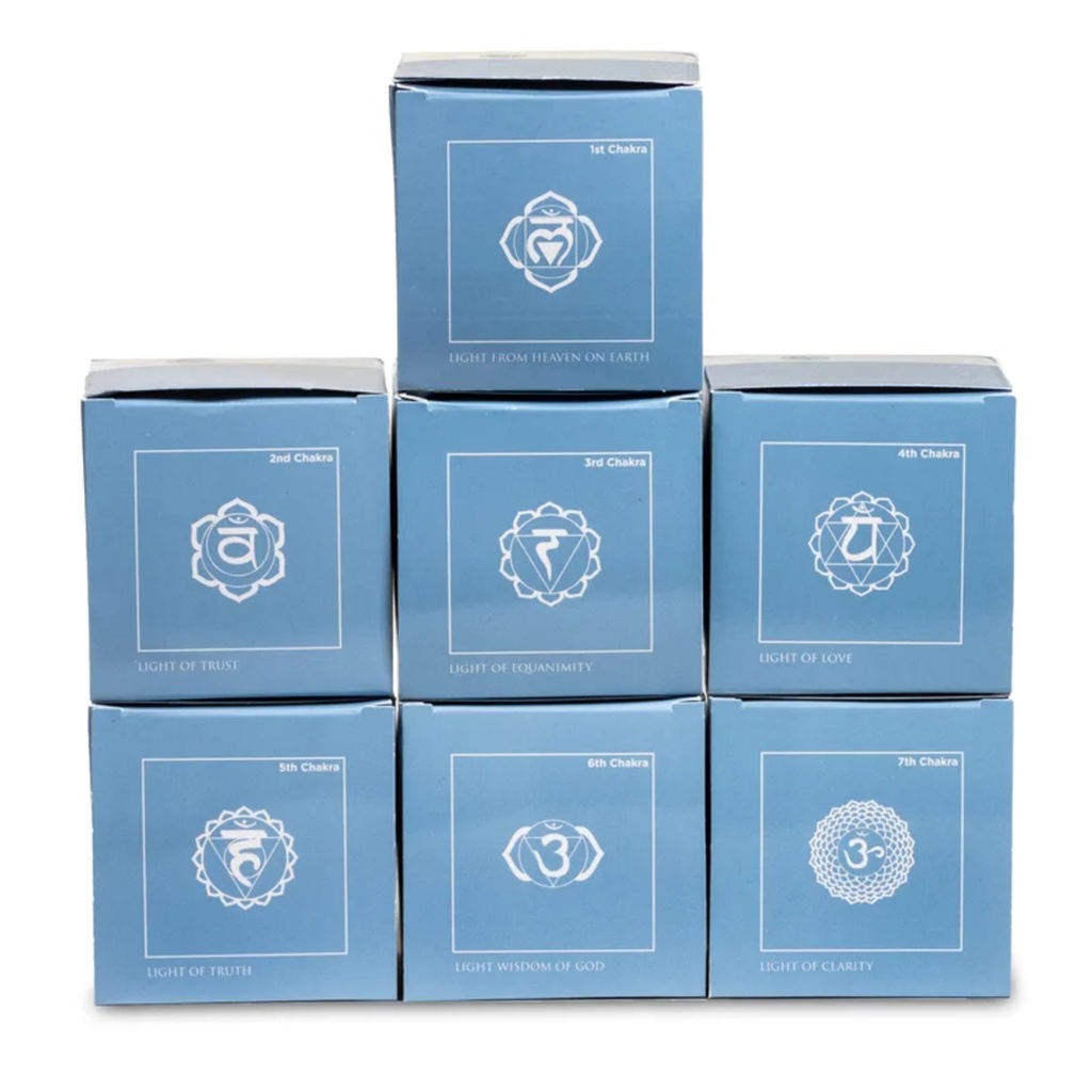 Coffret: 3x7 bougies votives d'archange parfumées 3