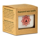 Bougie parfumée à la cire de colza Méditation 0