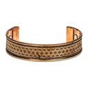 Bracelet en cuivre magnétiqueFleur de vie 2 pièces 0
