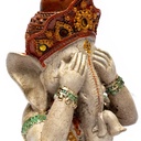 Statue de Ganesh Ne vois aucun mal 3