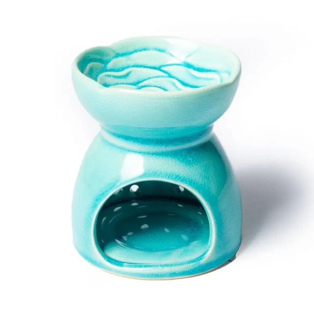 Brûleur à huile Arbre de Vie céramique turquoise 0