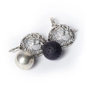 Pendentif grossesse OM boule harmonie couleur argent 0