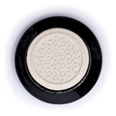 Diffuseur en pierre aromatique Fleur de vie noire 1