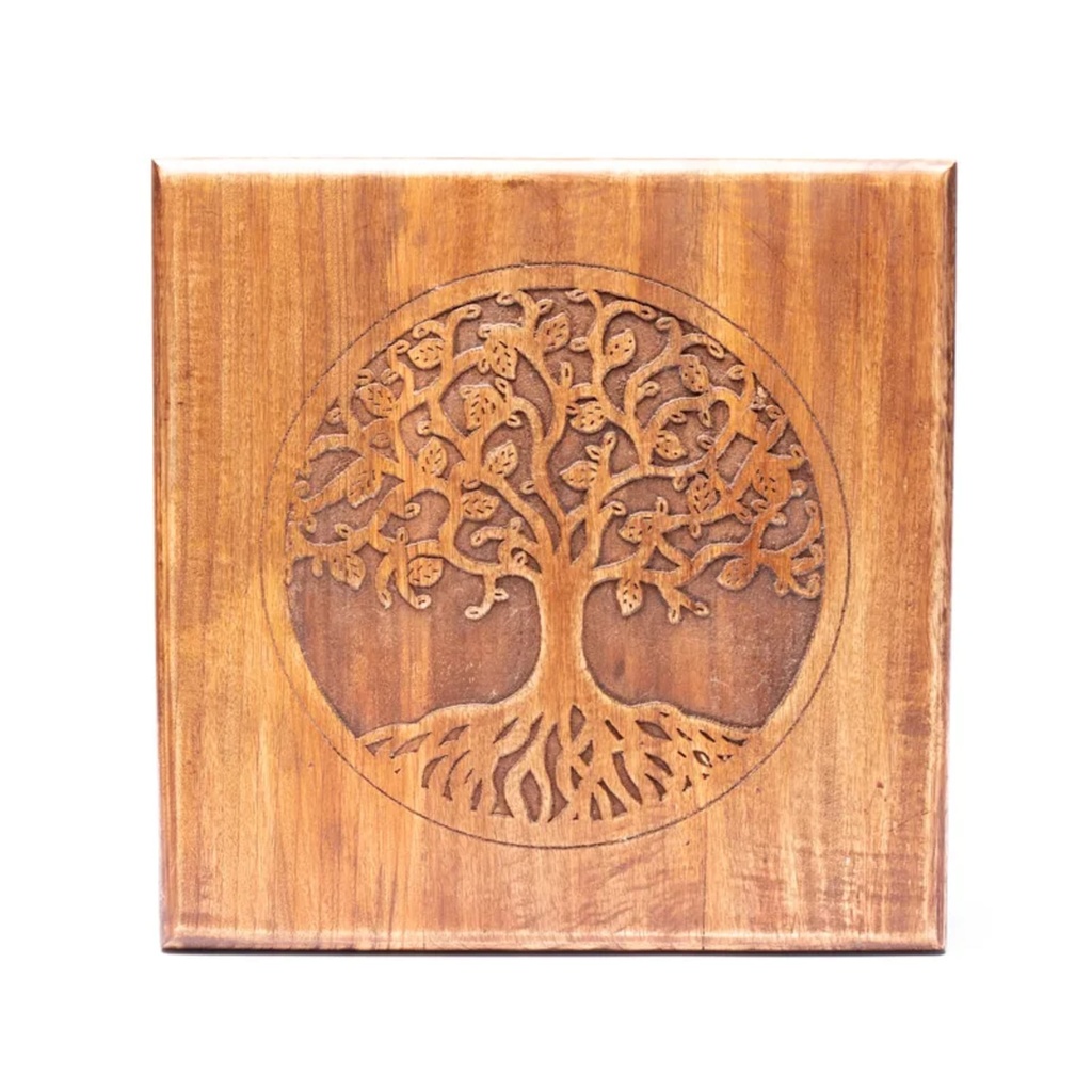 Table d'appoint en bois Arbre de vie 0