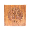 Table d'appoint en bois Arbre de vie 0