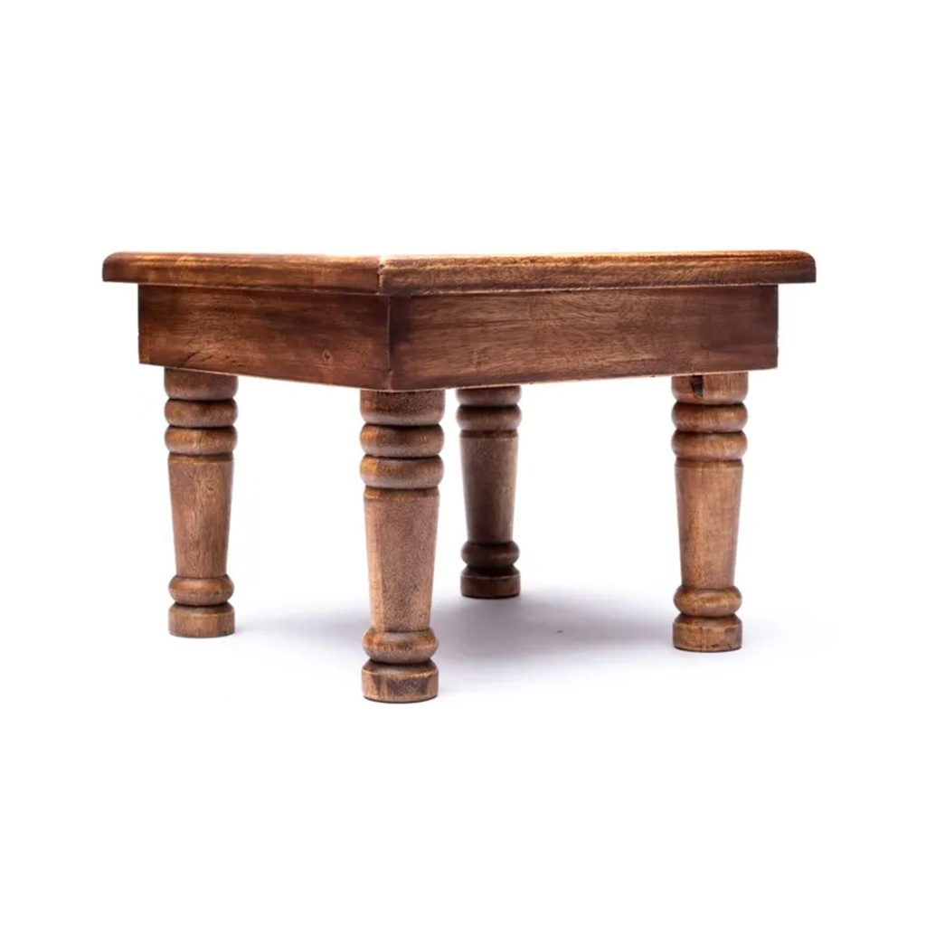 Table dáppoint en bois Fleur de vie 1