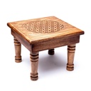 Table dáppoint en bois Fleur de vie 3