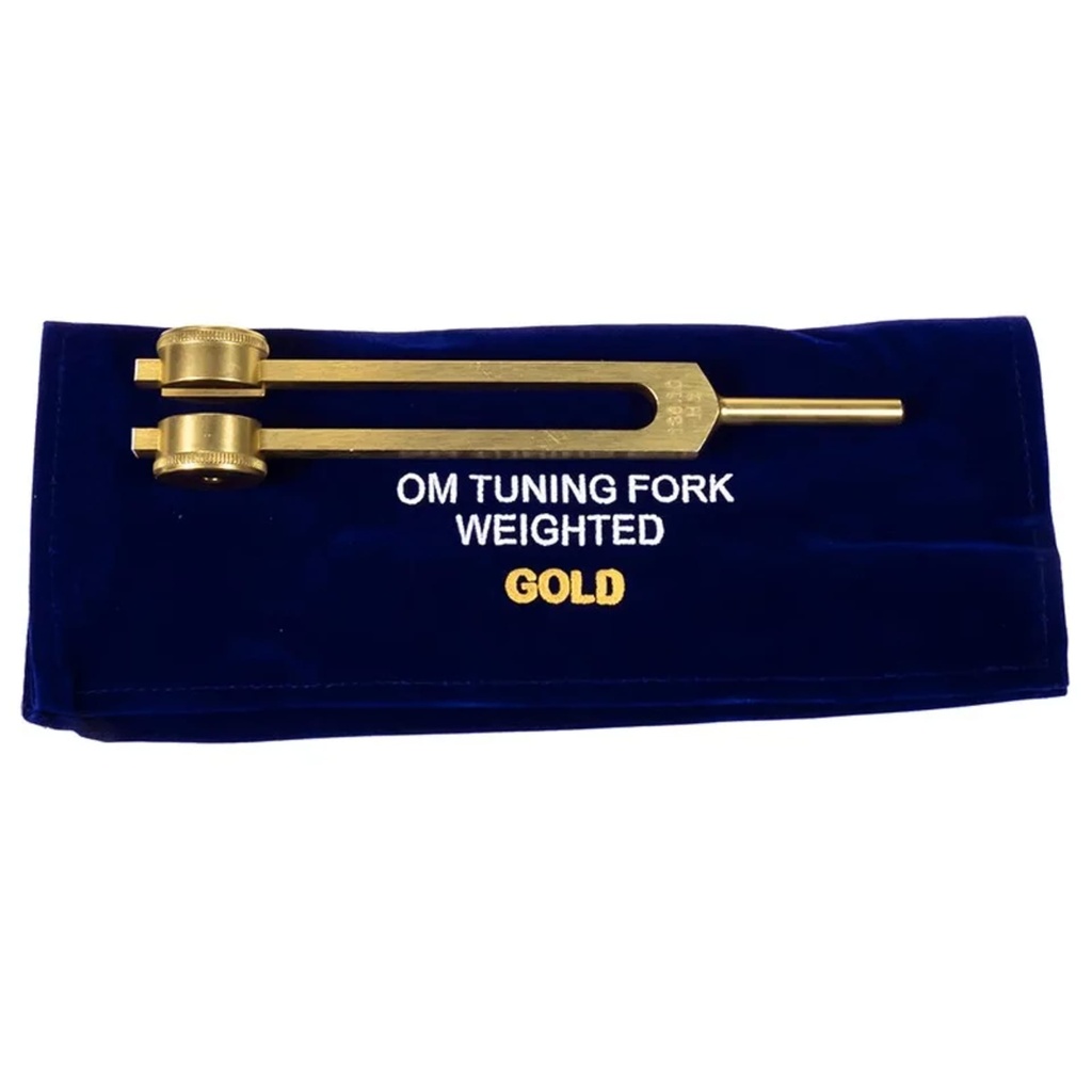 Diapason medium Om 136.10 Hz couleur or 0