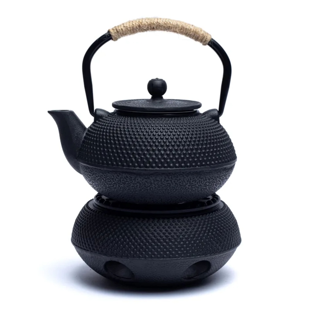 Chauffe-théière en fonte style japonais 2