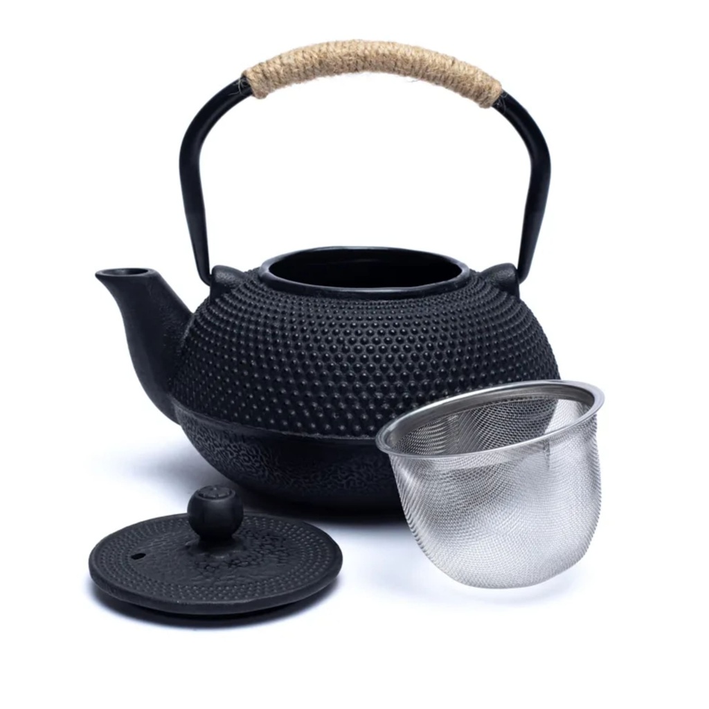 Théière Tetsukyusu émaillée 0,6 litre noir 0