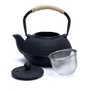 Théière Tetsukyusu émaillée 0,6 litre noir 0