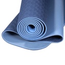 Yogi & Yogini Premium tapis de Yoga TPE bleu 1