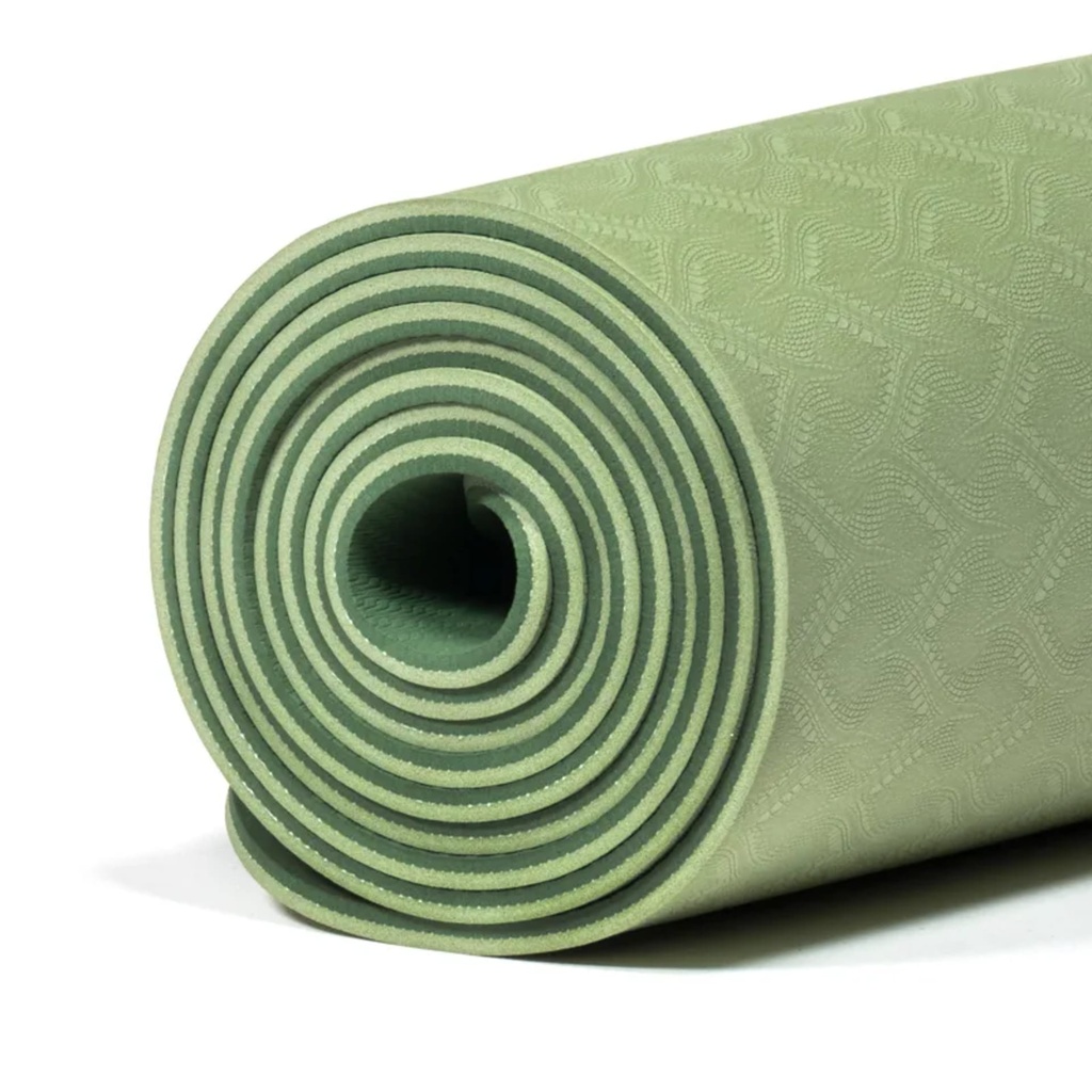 Yogi & Yogini Premium tapis de Yoga TPE  vert 2