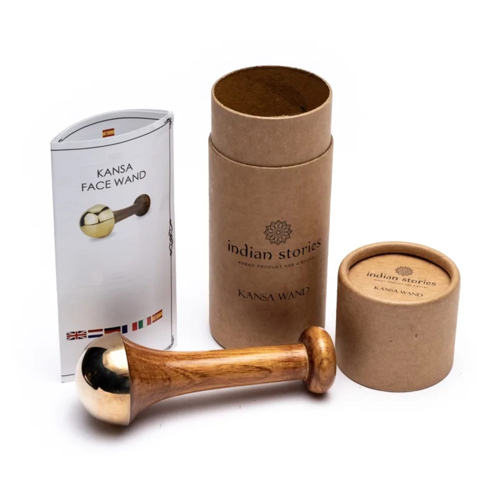 Baguette ayurvédique kansa pour massage facial 1