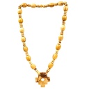 Collier de chaman Palo Santo avec croix inca 0