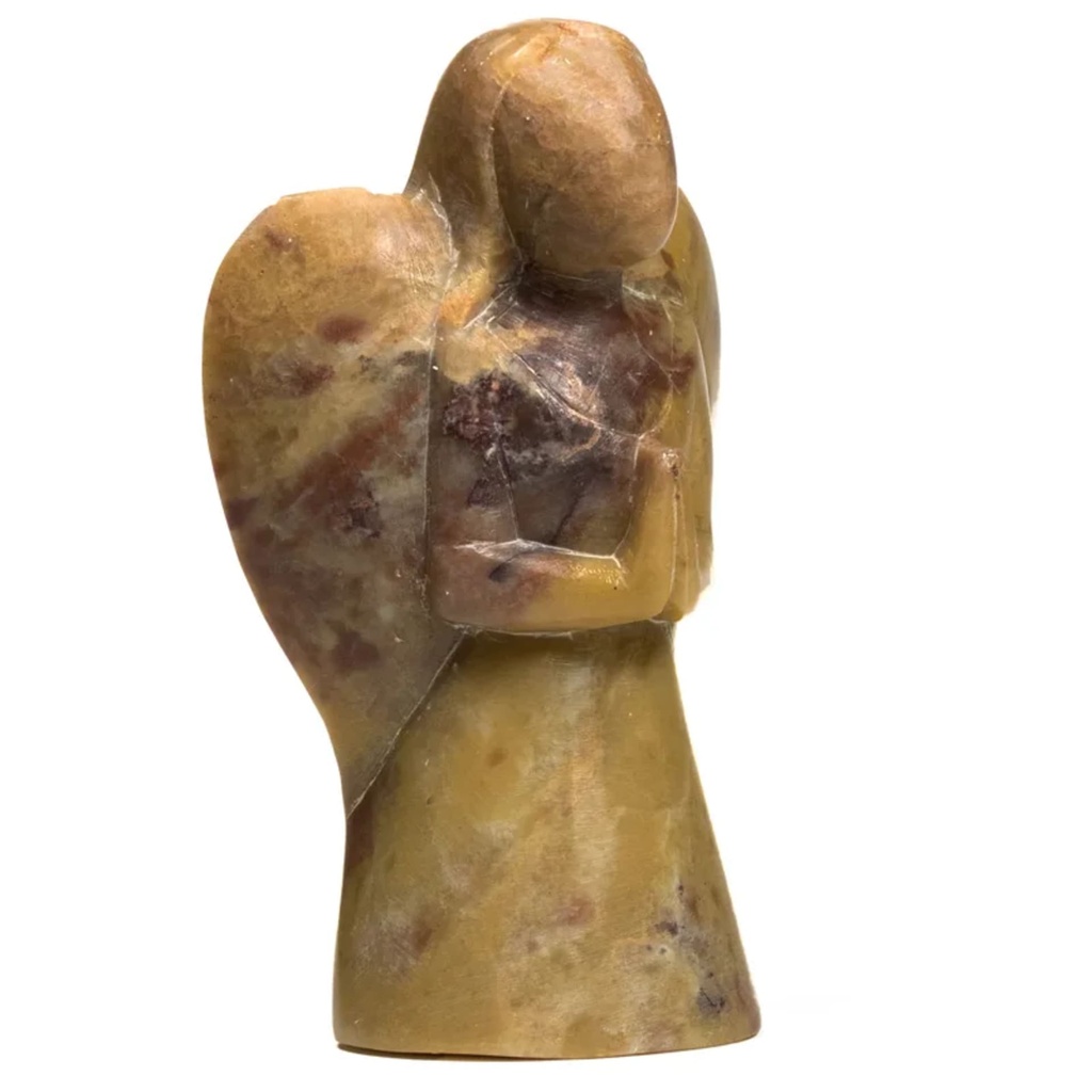 Statuette ange stéatite naturelle 0