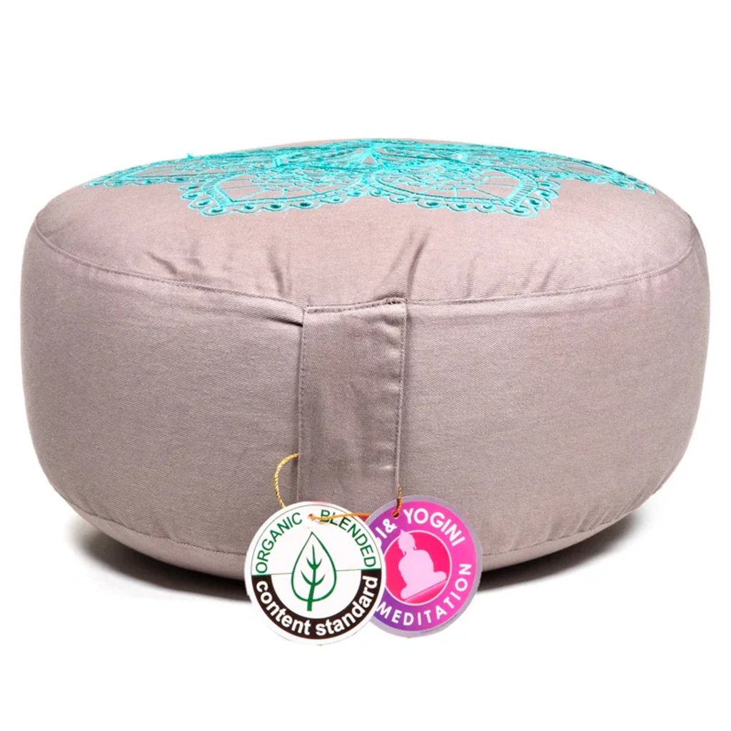 Coussin de méditation lotus coton BIO (OCS) 1