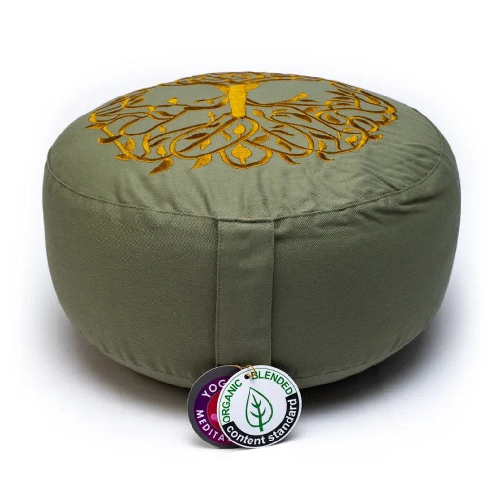 Coussin de méditation Arbre de vie coton BIO (OCS) 0